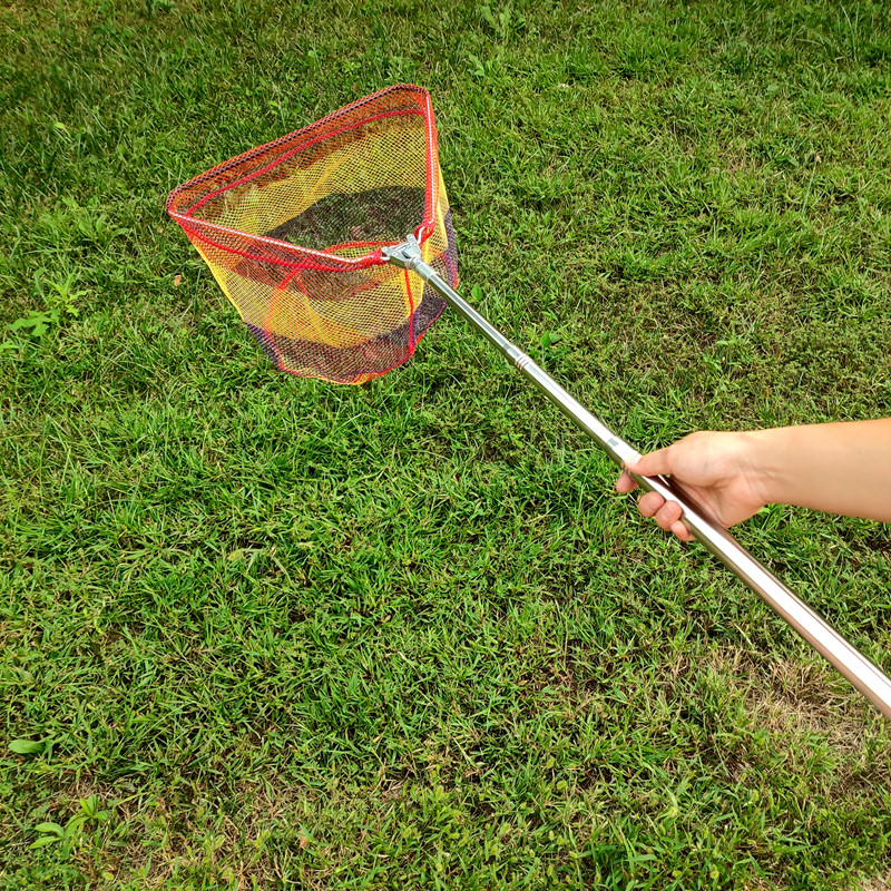 折叠实心抄网头可拆卸三角抄网网兜涂胶防挂钓鱼捞鱼网大物超网头,淘宝优惠券,粉丝福利购,淘宝优惠卷