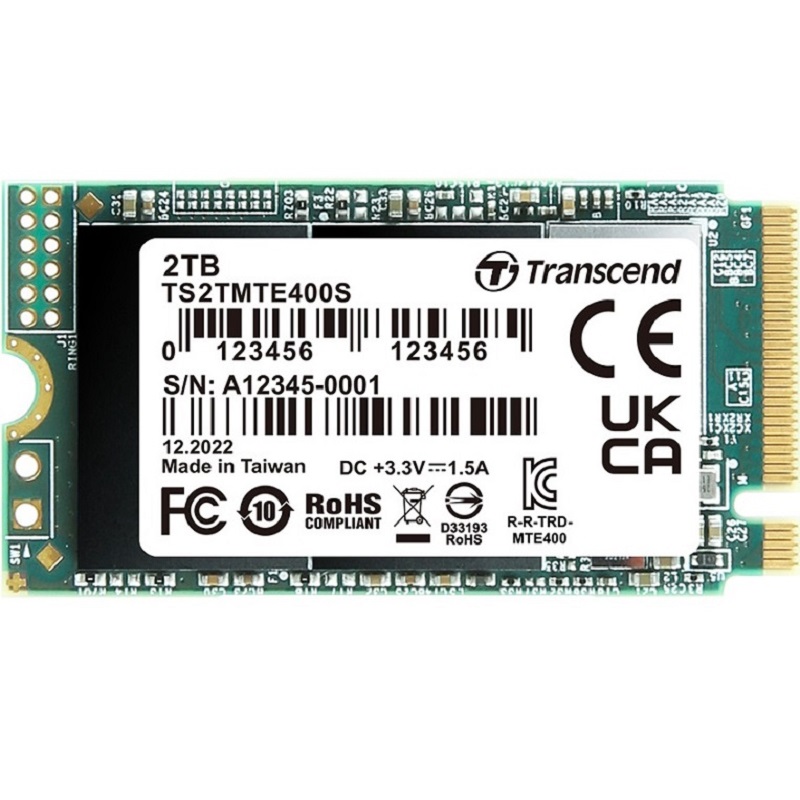 Transcend创见 400S 410S PCIe M.2 2242 SSD固态硬盘2T 2TB 正品 - 图3