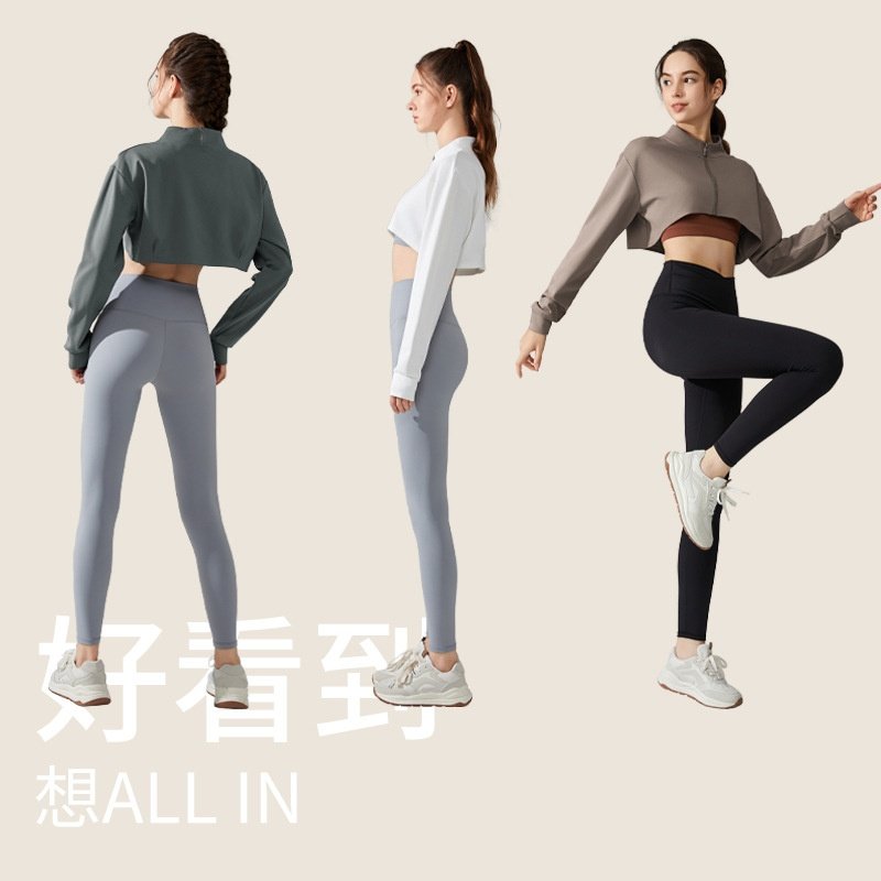 新款美式翻领露脐半截卫衣女拉链小开衫短款外套网球长袖运动上衣,淘宝优惠券,粉丝福利购,淘宝优惠卷