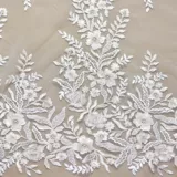 Кружевные водные растения, ткань, с вышивкой, в корейском стиле