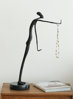 抽象艺术人体雕像，家居软装饰品