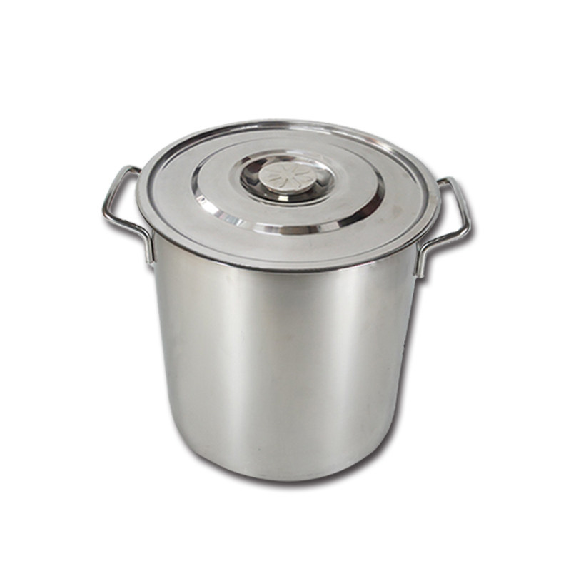 不锈钢桶超厚带盖汤桶商用汤锅圆桶30cm小20cm50斤特厚60cm可定做,淘宝优惠券,粉丝福利购,淘宝优惠卷