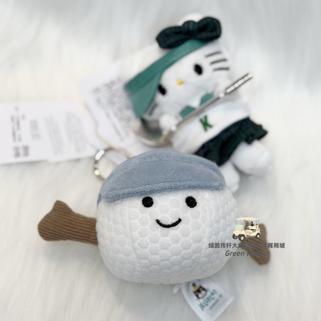 Cute little pendant! Cute golf doll HelloKitty golf club pendant trendy pendant