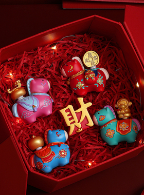 紫香凝【马上封侯摆件】手提礼袋