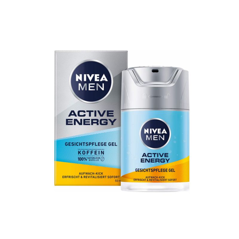 现货德国Nivea/妮维雅男士劲能控油保湿活力凝露洁面乳保湿霜套装