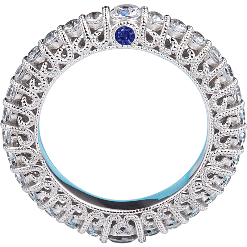 朱诺赫拉18k金pt950人造复古铂金 朱诺赫拉戒指/指环