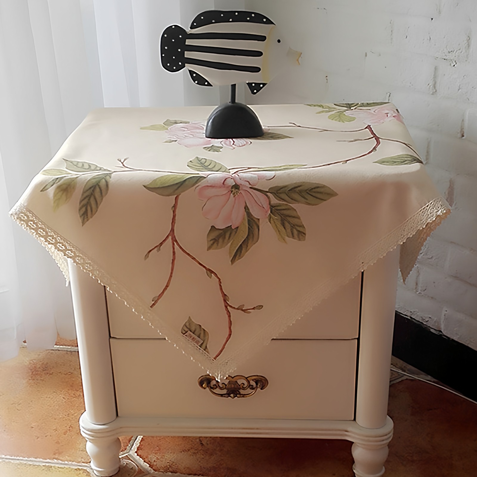 桌布田园全棉空调冰箱洗衣微波炉打印机扫地机床头柜罩巾盖布艺,淘宝优惠券,粉丝福利购,淘宝优惠卷