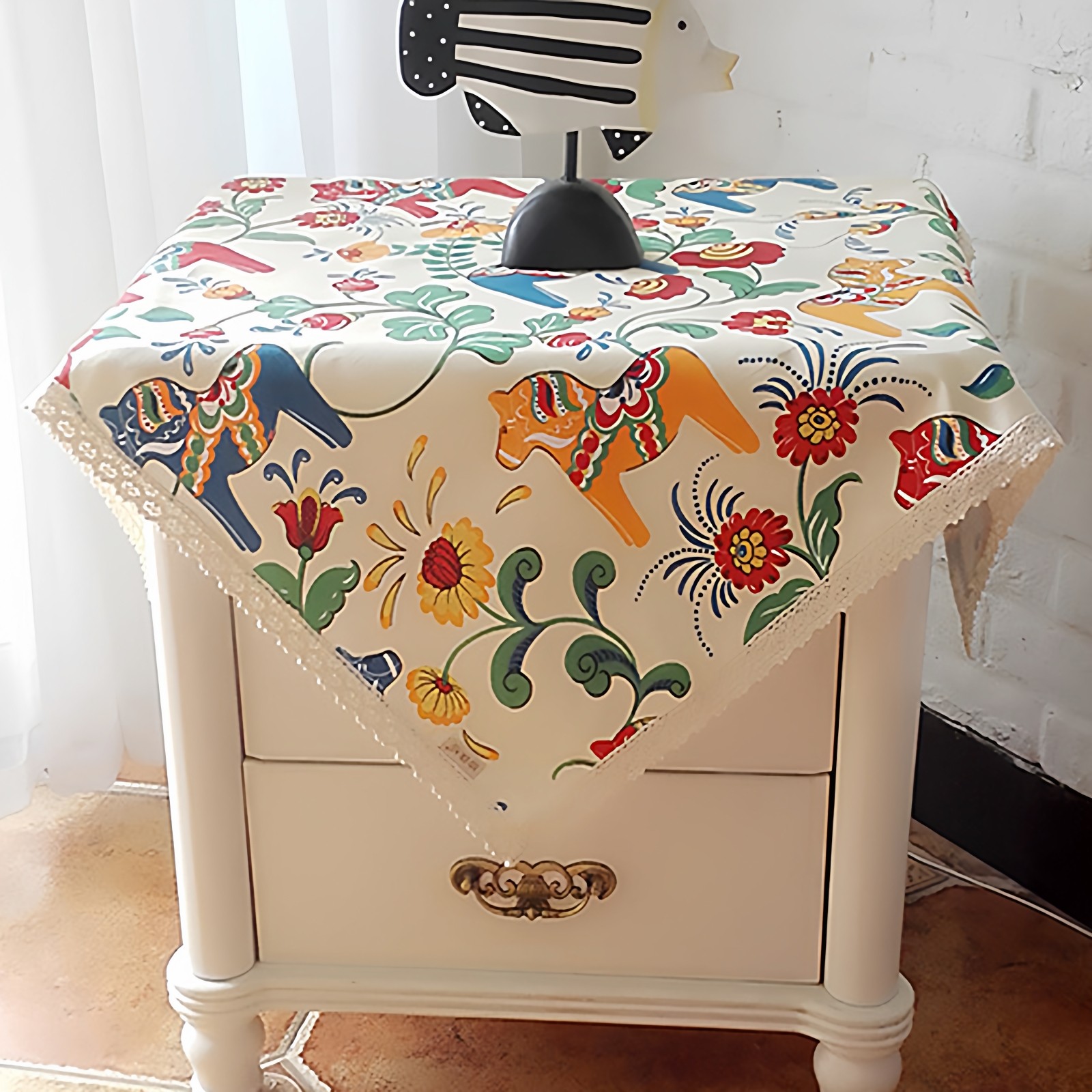 桌布田园全棉空调冰箱洗衣微波炉打印机扫地机床头柜罩巾盖布艺,淘宝优惠券,粉丝福利购,淘宝优惠卷