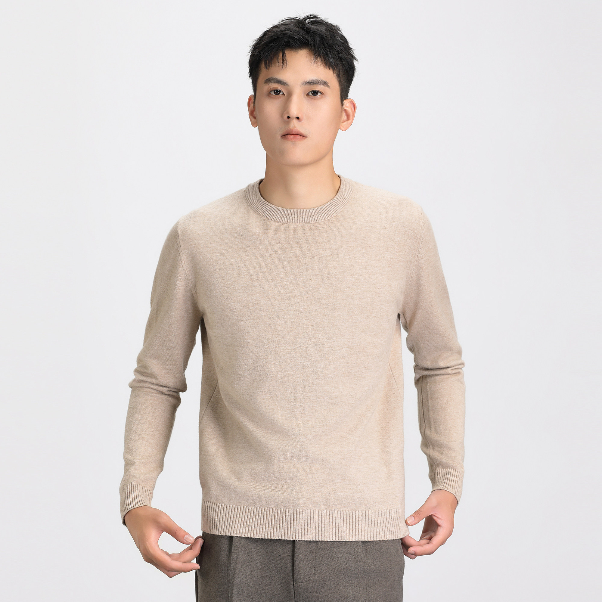 秋冬季套头男士毛衫男毛衣春秋新款圆领休闲青年保暖打底针织衫冬,淘宝优惠券,粉丝福利购,淘宝优惠卷