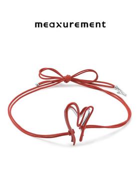 【七夕礼物】偷心系列爱心项链项圈choke红色饰品造型