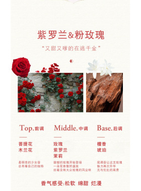 奥迪丝法国进口香料玫瑰茉莉檀香