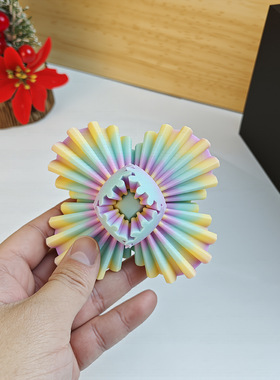 3D打印可动齿轮解压球