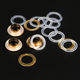 Air-eye plastic gasket corn buckle shoe eye buckle hollow
