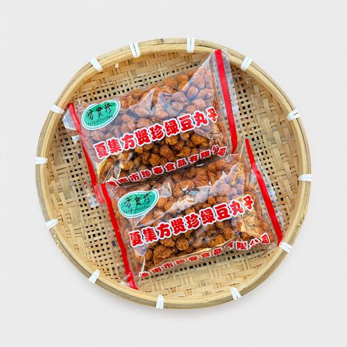 〈顺丰上门〉方贤珍麻辣豆饼子酥脆金钱饼油炸糕点绿豆饼开袋即食 - 图0