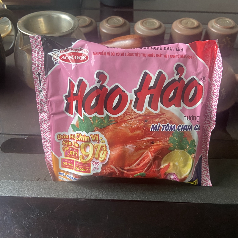 现货包邮 越南特色风味 HaoHao 方便速食 好好虾酸辣泡面风味小吃 - 图0