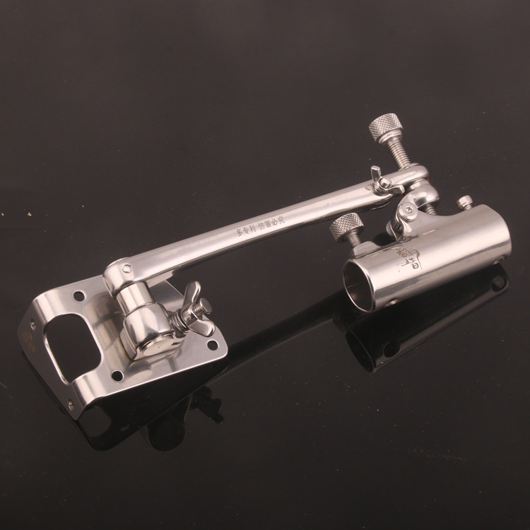 微调不锈钢加厚拐角炮台座支架竞技黑坑加长折叠万向达瓦钓箱配件,淘宝优惠券,粉丝福利购,淘宝优惠卷