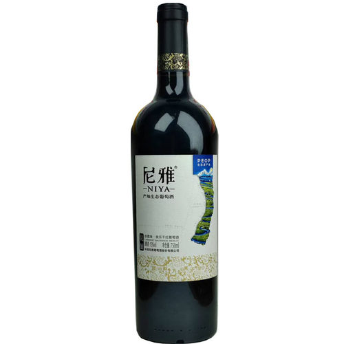 PEOP新疆尼雅优酿赤霞珠美乐13度*1支*750ml干红葡萄酒 - 图3