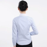 Профессиональная рубашка, лонгслив, классический костюм для работы, V-образный вырез, большой размер