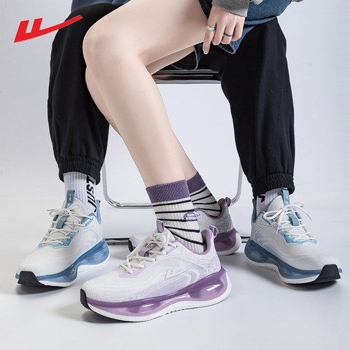 回力跑步鞋女冬季网面鞋女休闲跑鞋女轻便减震气垫鞋跳操鞋运动鞋 - 图3