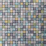 Металлическая самоклеющаяся мозаика в форме цветка, обои на стену из нержавеющей стали