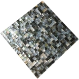 Мозаичная плитка из раковины желтая бабочка раковина черная морская вода -стиля настенная наклейка в ванной комнате