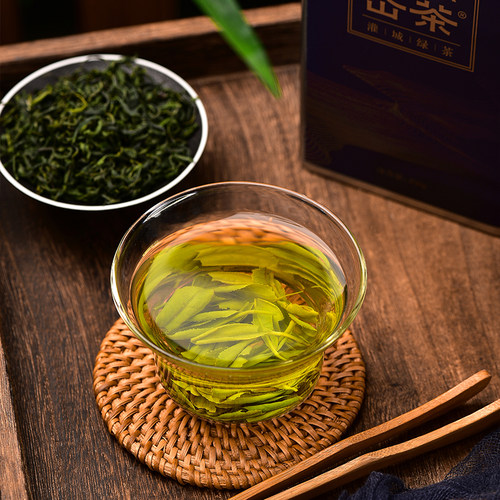 DaiCha㞭茶绿茶2021新茶叶口粮茶办公室明前炒青绿茶铁罐装150g-图2