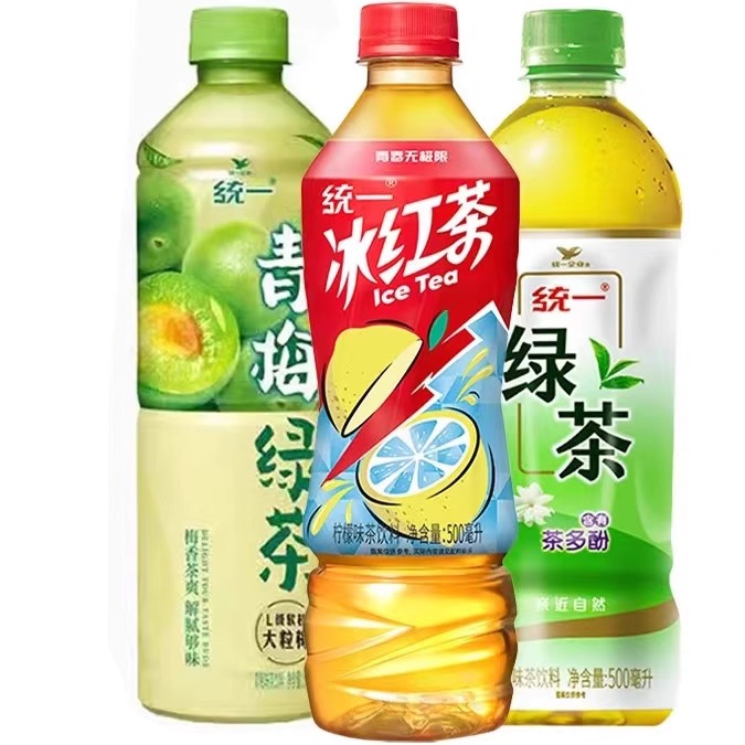 统一冰红茶柠檬味茶饮料500ml*15瓶整箱特批价解腻茉莉绿茶饮料