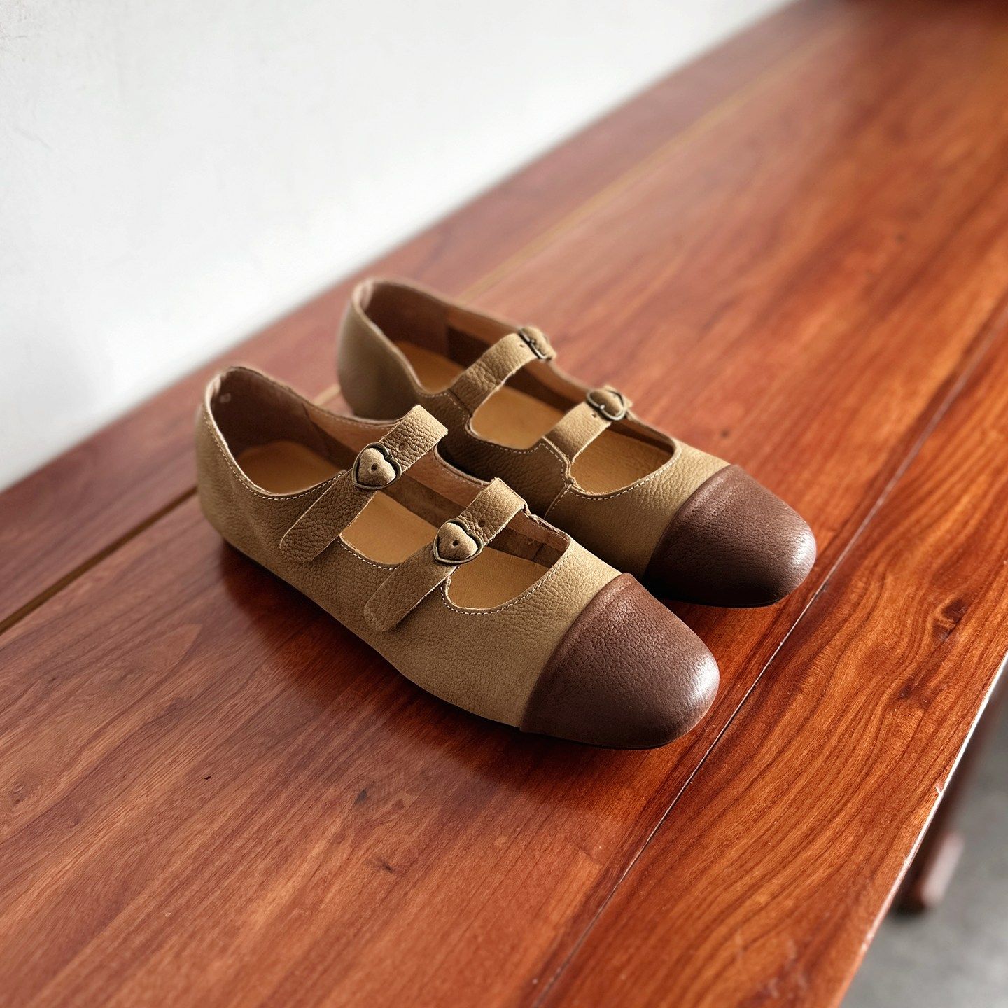 【烁掌柜】2025秋复古小香风手工真皮女鞋头层牛皮双排扣玛丽珍鞋,淘宝优惠券,粉丝福利购,淘宝优惠卷