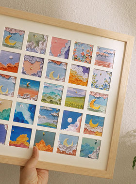 油画棒相框挂墙作品保存装裱画框
