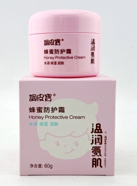 调皮宝牛奶蜂蜜儿童保湿霜60g
