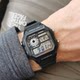 Casio Casio watch male and female student sports wearable swimming waterproof small square AE-1200WH-1A
