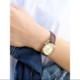 Casio metal fashion quartz white collar student ladies trend watch LTP-V004GL-9A