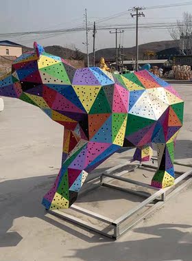 大型户外不锈钢铁艺熊摆件园林商场业街小景区美陈装饰品雕塑模型