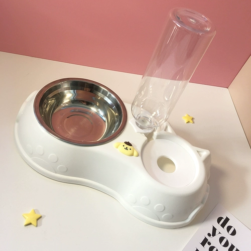 Собачья бассейн для собачья чаша напиток вода интегрированная кошачья чаша кошка миска Любовь домашние животные Авто напиток вода собаки плюшевые кошки продукты