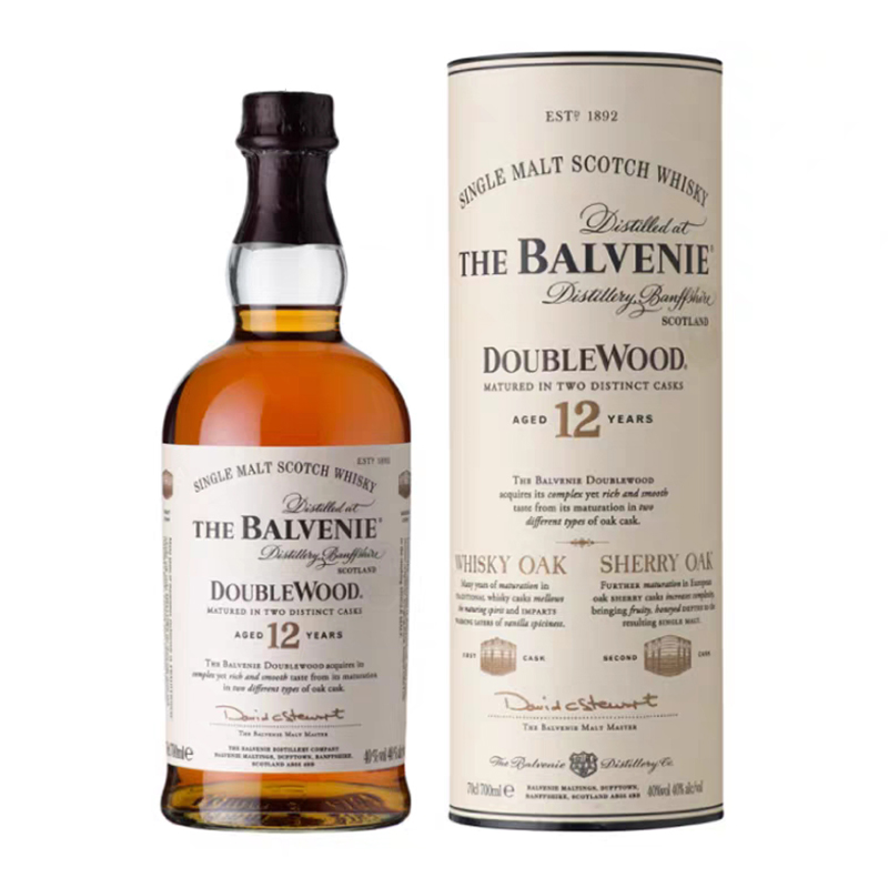 Balvenie 百富12年双桶陈酿单一麦芽威士忌700ml英国进口洋酒烈酒 - 图3