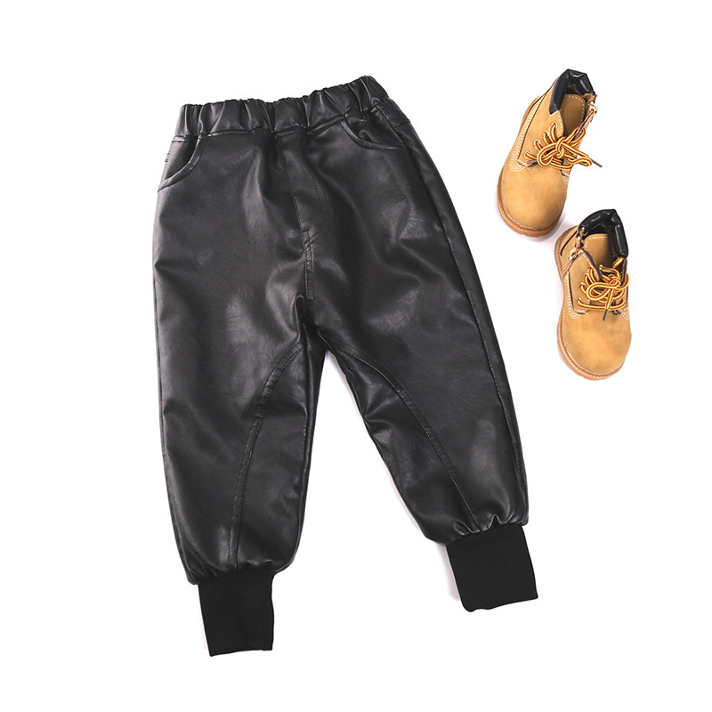 皮裤保暖男童女童耐脏防风皮裤加绒童装皮裤冬季休闲潮范水洗加绒,淘宝优惠券,粉丝福利购,淘宝优惠卷