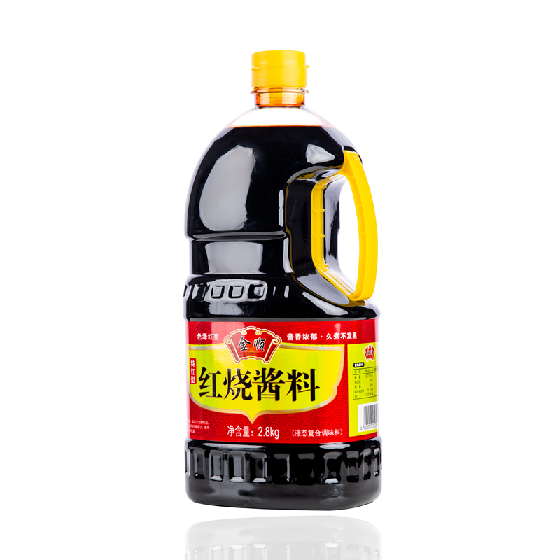 金顺红烧酱料2.8kg*6桶 特红型商用调味料色泽红亮酱香浓郁家用 - 图1