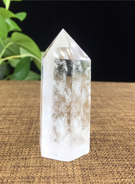 直播水晶球摆件项链金字塔吊坠