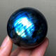 Natural blue colored labradorite ball home desktop ornaments