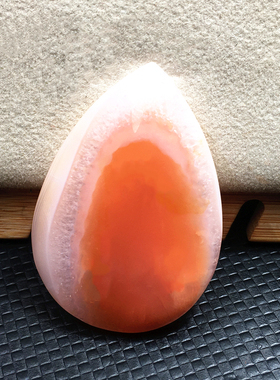 天然缠丝玛瑙吊坠特殊条纹情侣