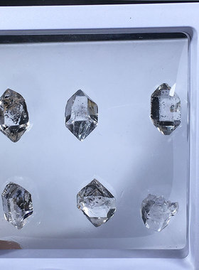 天然闪灵钻原石颗粒饰品吊坠