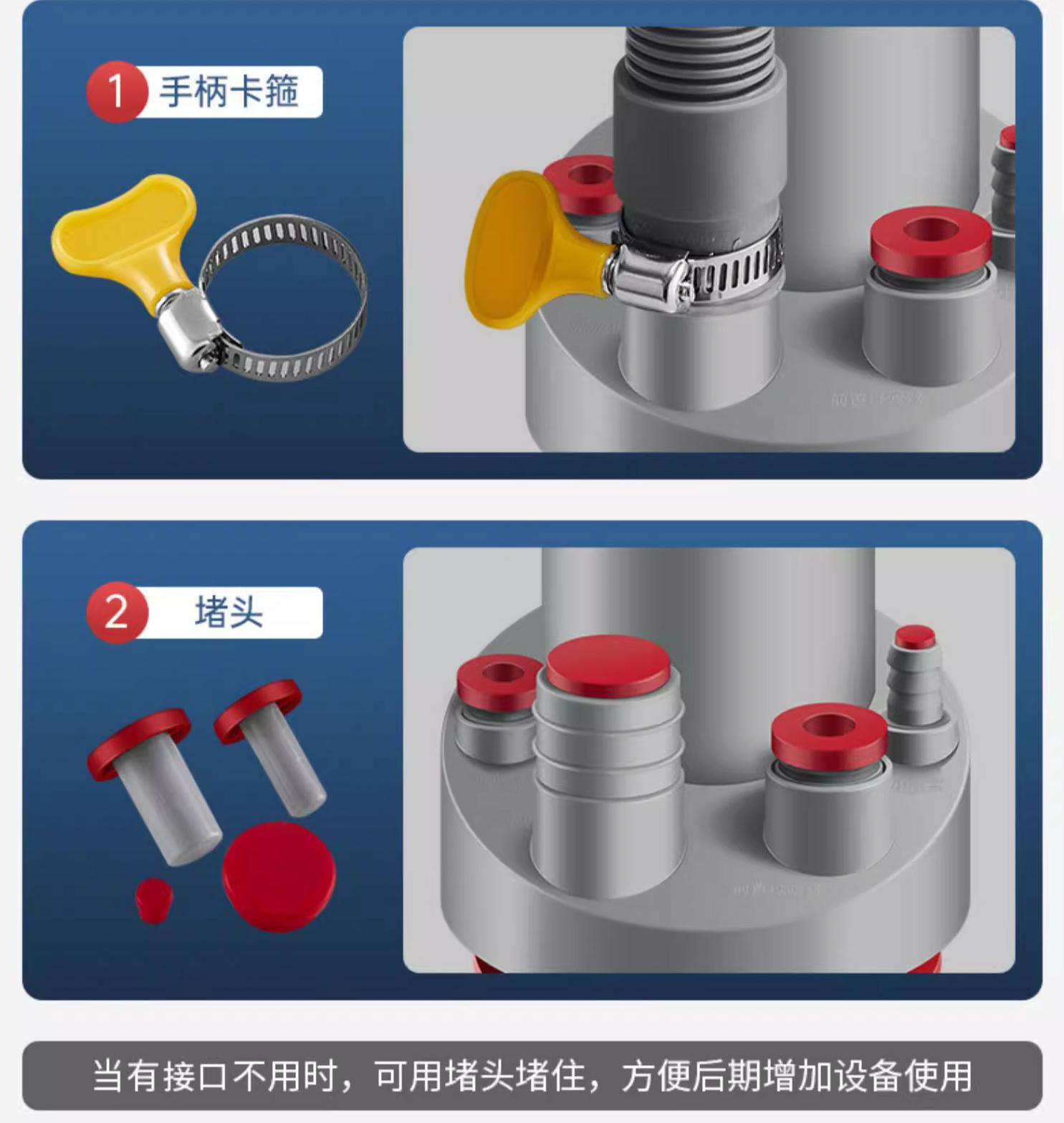 厨房洗菜盆下水管多功能集成下水神器洗碗机小厨宝净水器防臭三通 - 图1