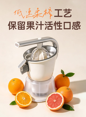 EDON爱登榨汁机新款汁渣分离全自动小型家用便携式手动水果橙汁机
