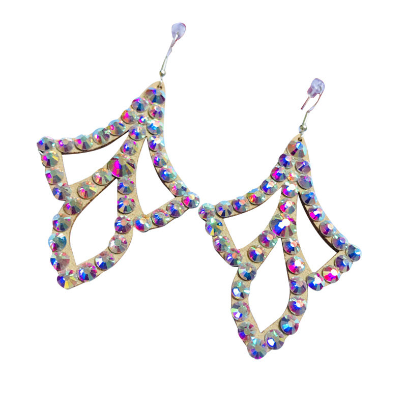 肚皮舞配饰耳环舞台演出舞蹈道具百搭时尚拉丁舞耳饰新款日常可戴,淘宝优惠券,粉丝福利购,淘宝优惠卷