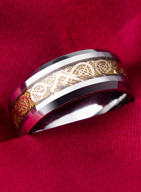 男戒指小众冷淡风高级感龙纹指环