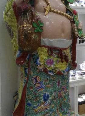 陶瓷弥勒人物大号笑佛一路发雕塑