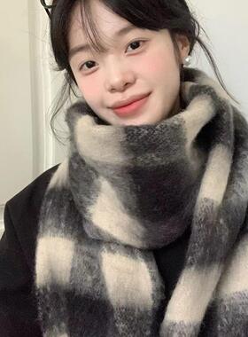 星月豚骨软糯韩版保暖马海毛围巾