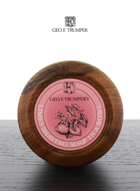GeoFTrumper青柠剃须皂含木皂碗
