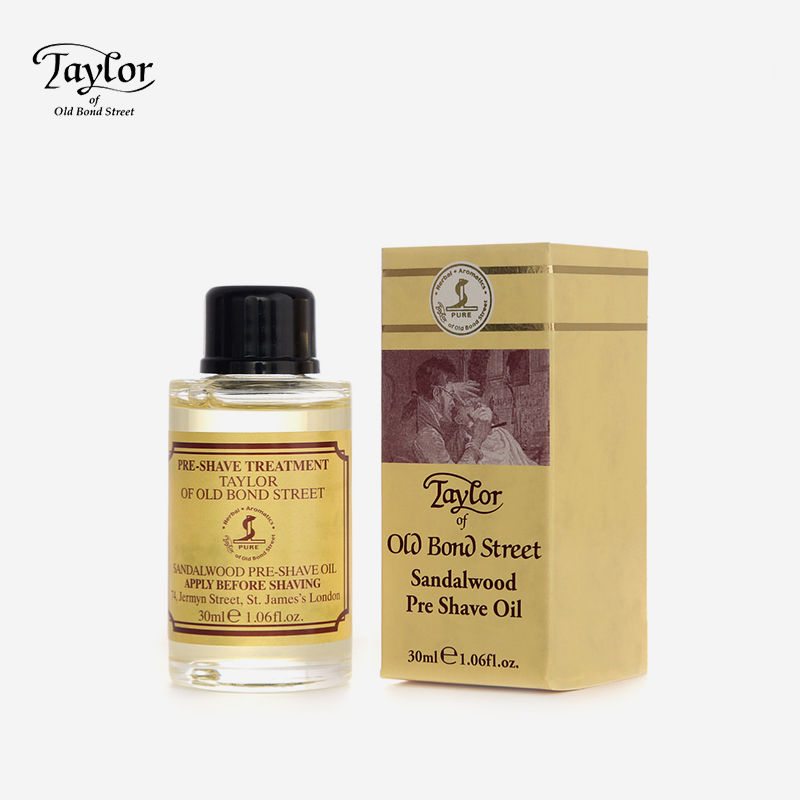 Taylor Of Old Bond Street-檀香 Sandalwood 剃须前按摩油 30ml - 图1