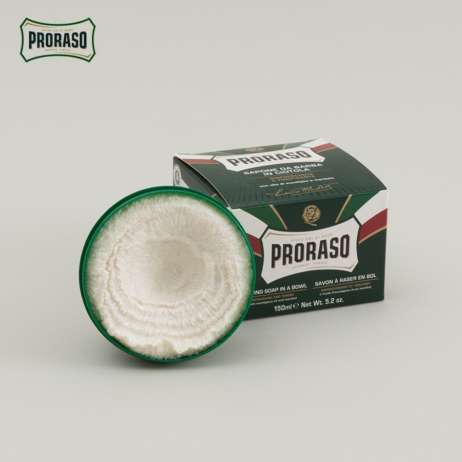 Proraso-意大利帕拉索 Refresh 清爽 桉树薄荷 男士剃须膏 147g - 图1